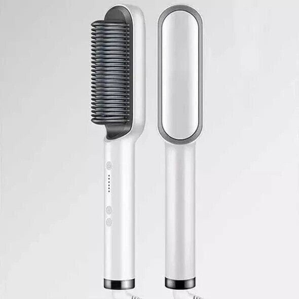 2 in 1 Hair Straightener and Styling Comb with Negative Ion Technology.