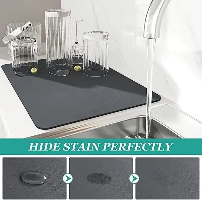 Lightweight &amp; Washable Quick-Drying Mat Pack of 2