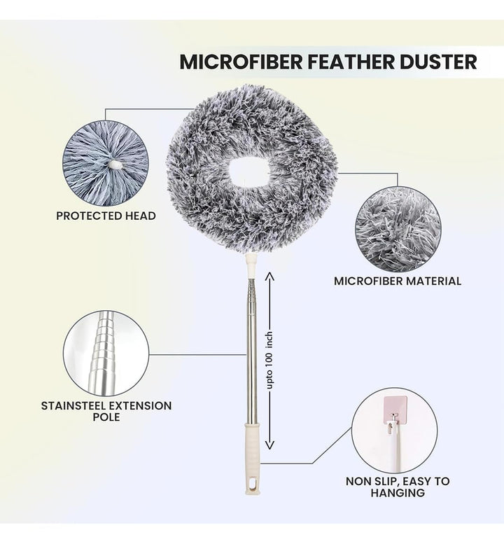 DustPro : Bendable, Extendable Fan and Ceiling Duster