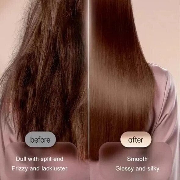 2 in 1 Hair Straightener and Styling Comb with Negative Ion Technology.