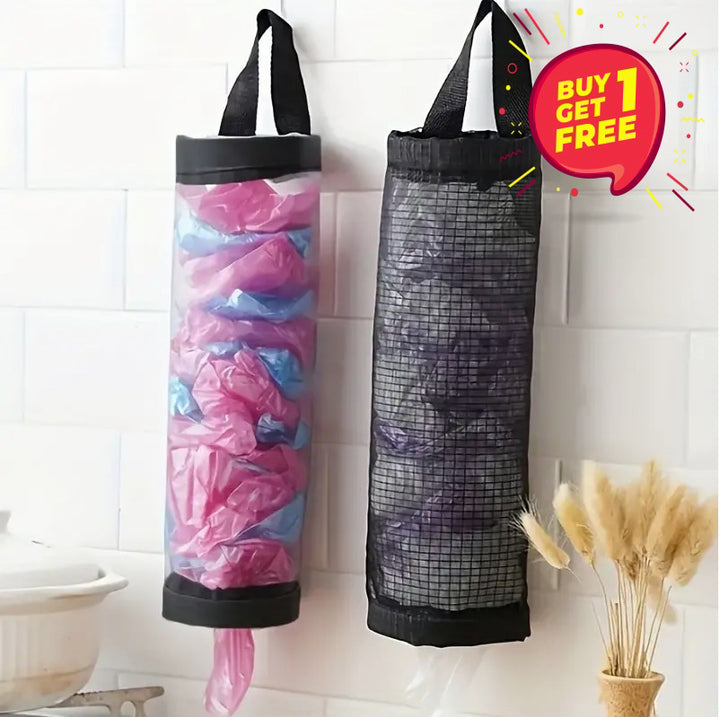 Hanging Mesh Plastic Bag Holder