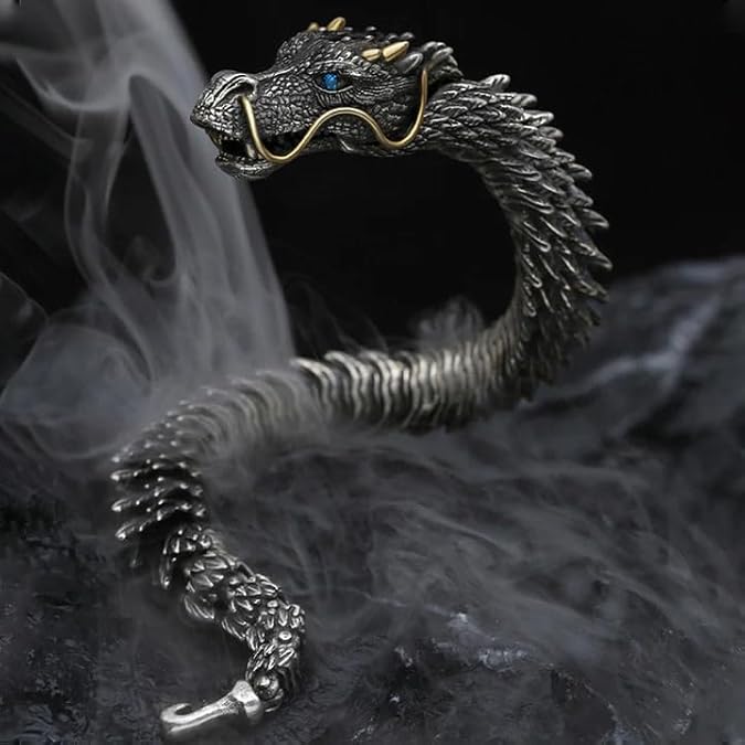 Viking Dragon Bracelet | Adjustable Length