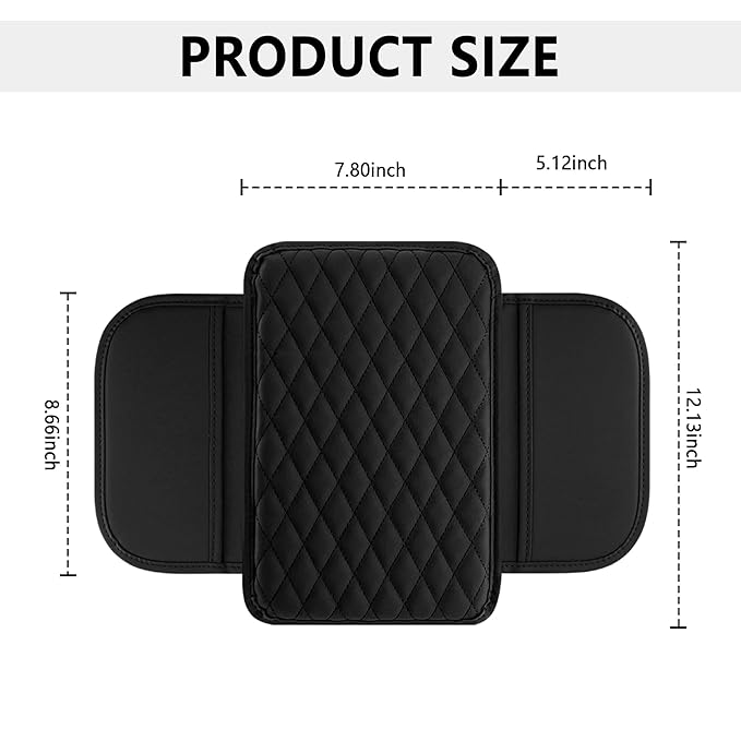 Premium Leather Waterproof Armrest Cover Protector