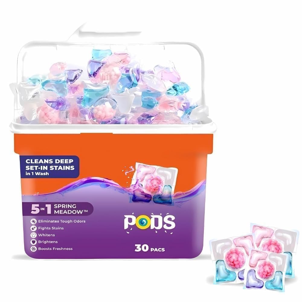 Meadow™ 5 in 1 Laundry Power Detergent Pods | Pack of 30 Pods
