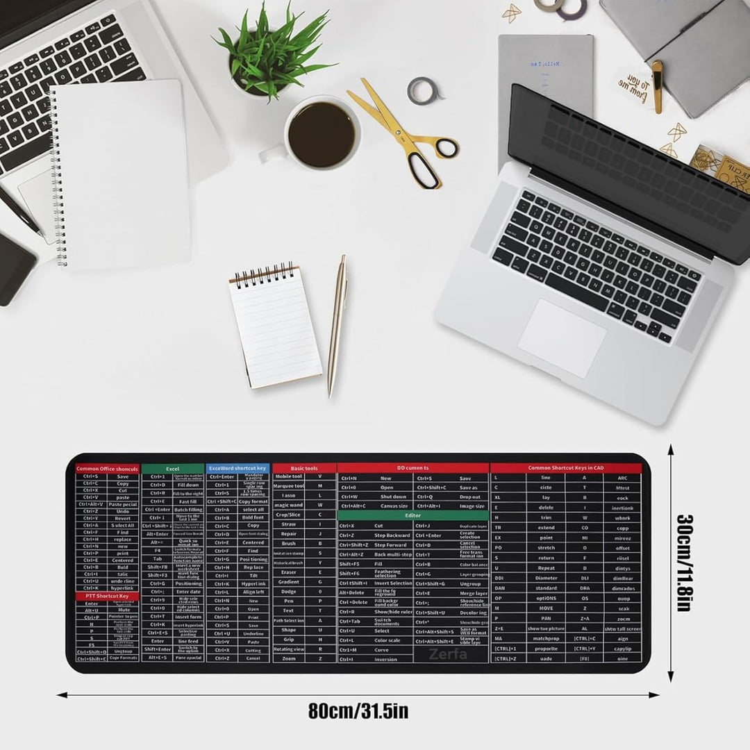 Anti-slip Keyboard Pad with Shortcut Key Patterns | ⏰Limited Period Offer⏰
