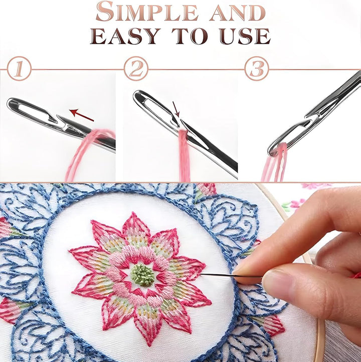 Self Threading Needles | FREE Snap Button Kit 🔥