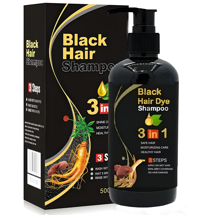 3 in 1 Black Hair Herbal Shampoo |🔥Buy 1 Get 1 Free🔥