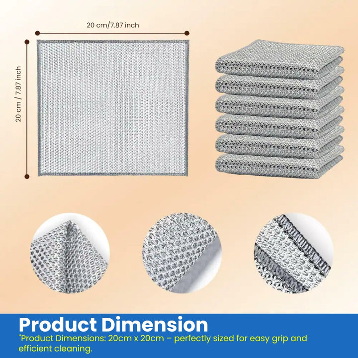 Multipurpose Wire Dishwashing Cleaning Rag |⏰Limited Period Offer⏰