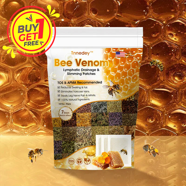 Bee Venom Lymphatic Drainage &amp; Slimming Foot Patches | 🔥Buy 1 Get 1 Free🔥