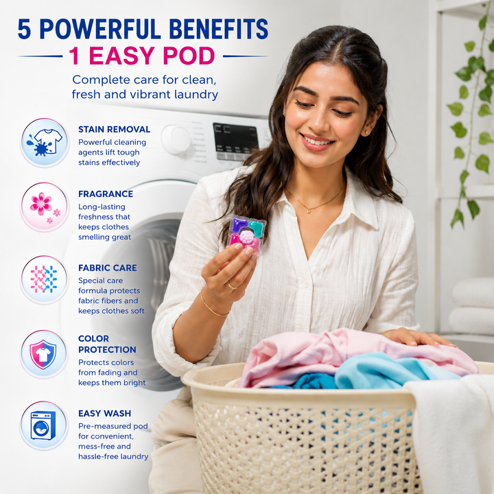 Meadow™ 5 in 1 Laundry Power Detergent Pods | Pack of 30 Pods