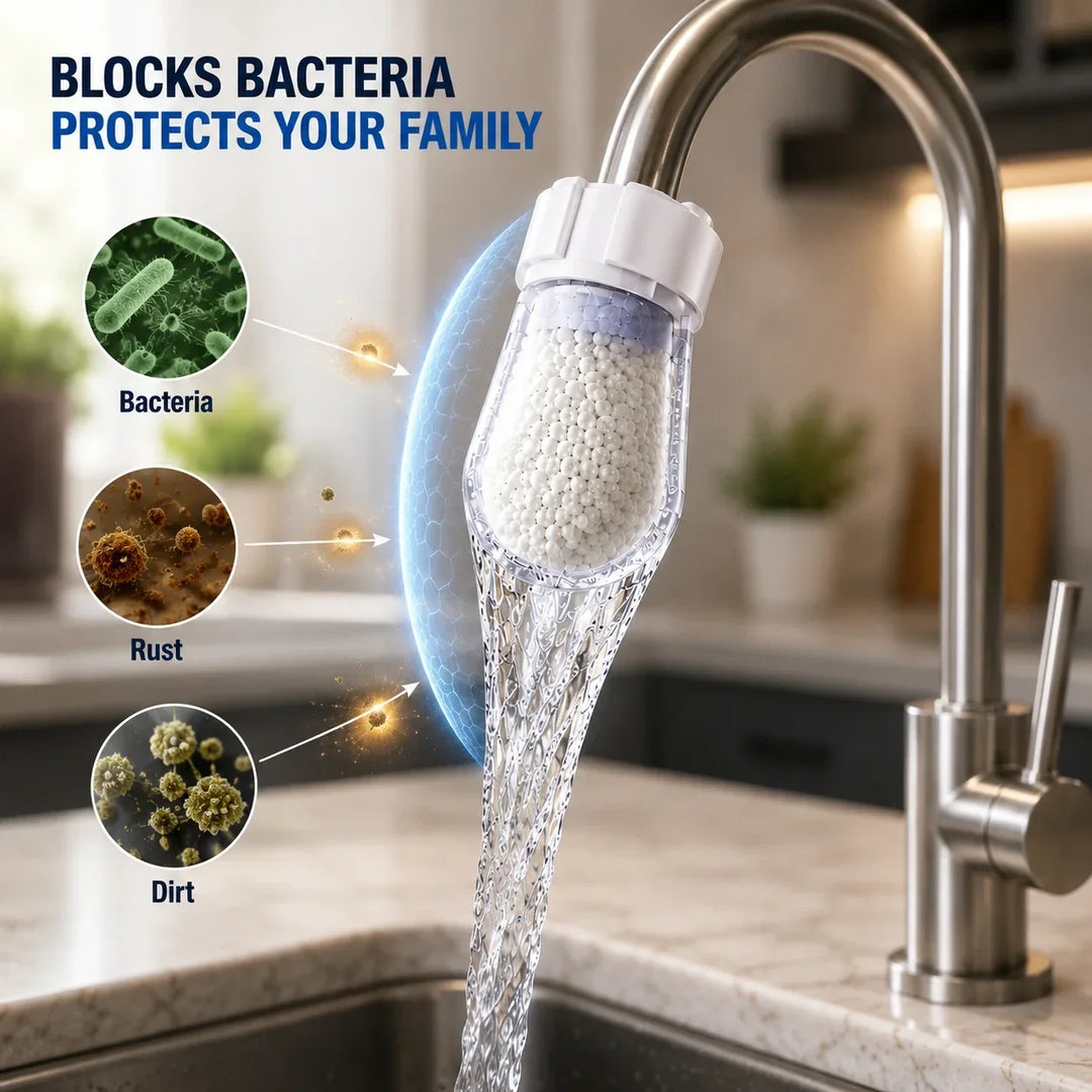Reusable Tap Water Filter | Universal Faucet Cotton Refills | Buy 10 Get 10 Free 🔥