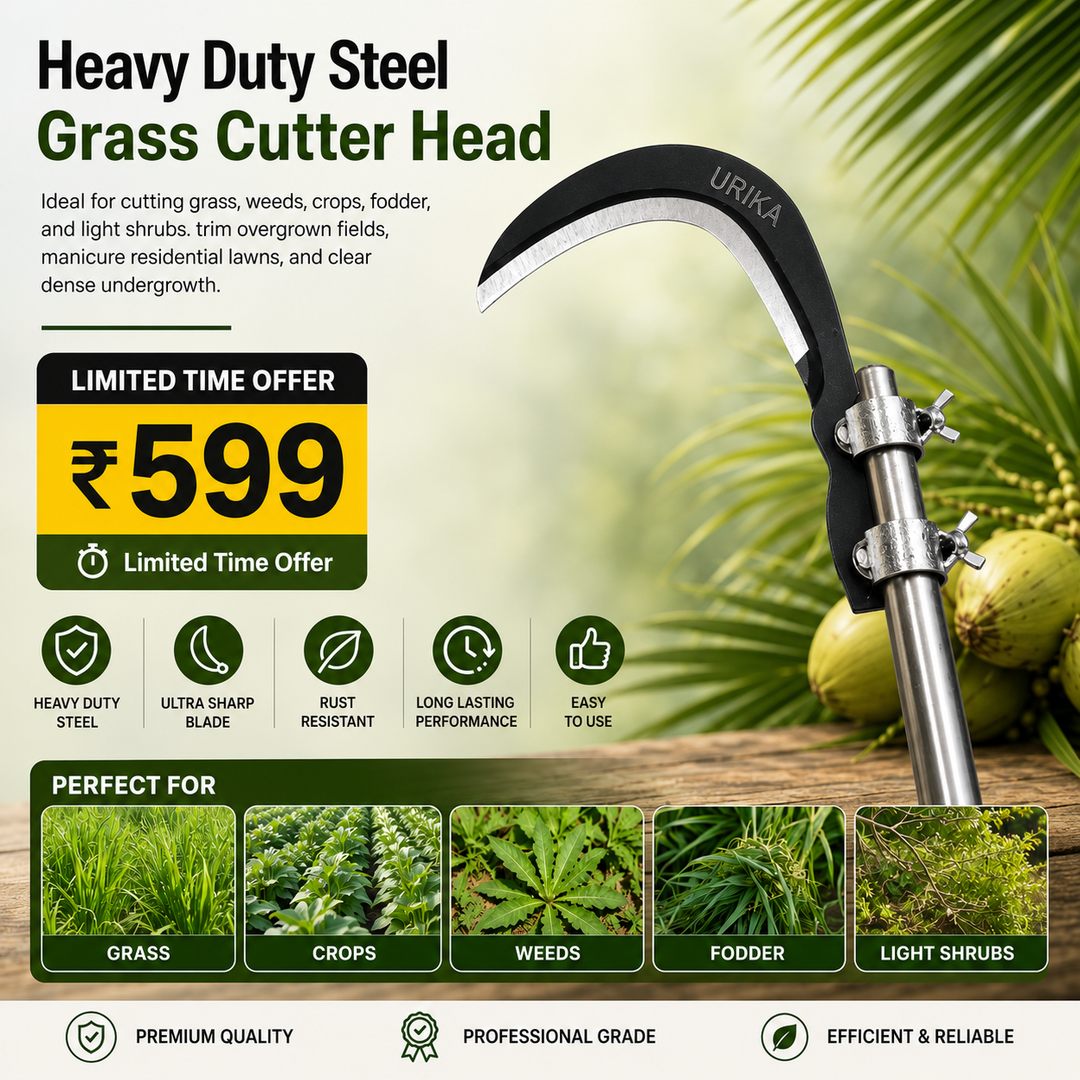 GreenEdge - Heavy Duty Steel Grass Cutter Head