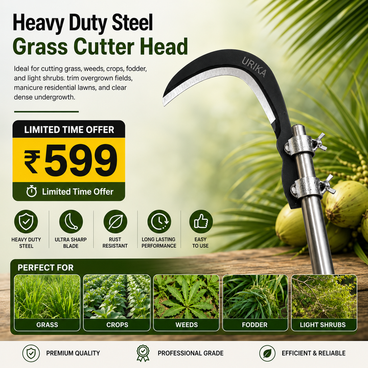 GreenEdge - Heavy Duty Steel Grass Cutter Head