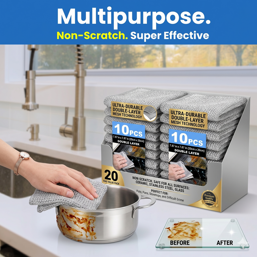 Multipurpose Wire Dishwashing Cleaning Rag |⏰Limited Period Offer⏰