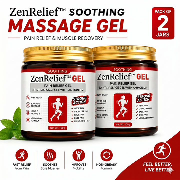 ZenRelief™ - Japanese Instant Pain Relief Soothing Massage Gel |🔥Buy 1 Get 1 Free🔥