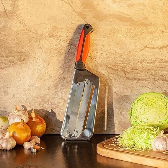 2-Blade Vegetable Cutter &amp; Slicer Multi-Functional Slicing Knife with Peeler
