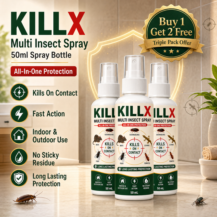 KillX Multi Insect Spray | One Protection against all Insects
