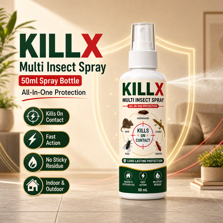 KillX Multi Insect Spray | One Protection against all Insects