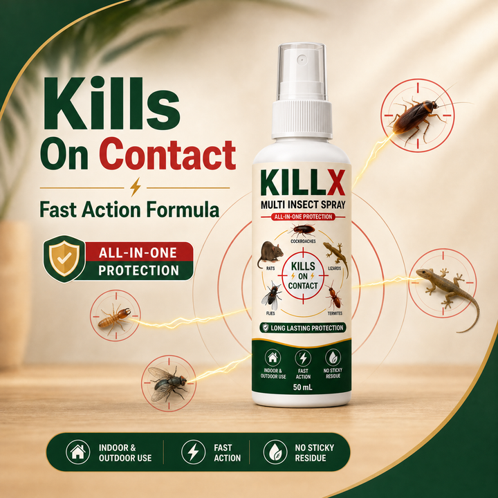 KillX Multi Insect Spray | One Protection against all Insects