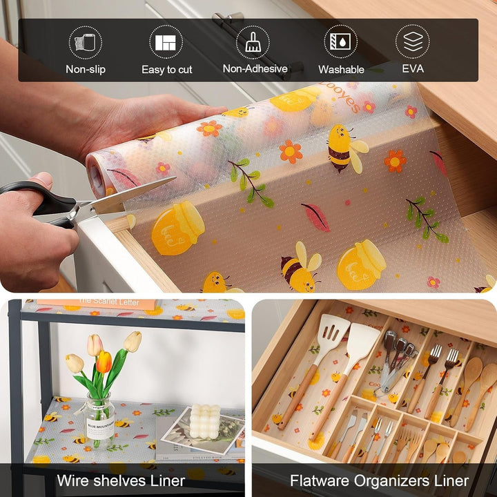 DryGrip™ Anti-Slip Waterproof Cabinet & Drawer Liner