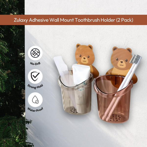 Cute Teddy Bear Toothbrush Holder | 🔥Buy 1 Get 1 Free🔥