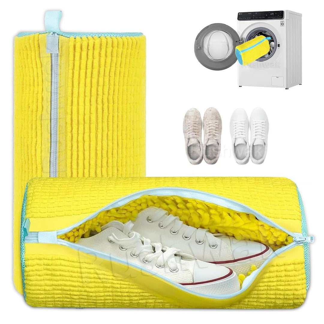 SneakyClean Shoe Washing Bag - Microfiber Cleaning Bag