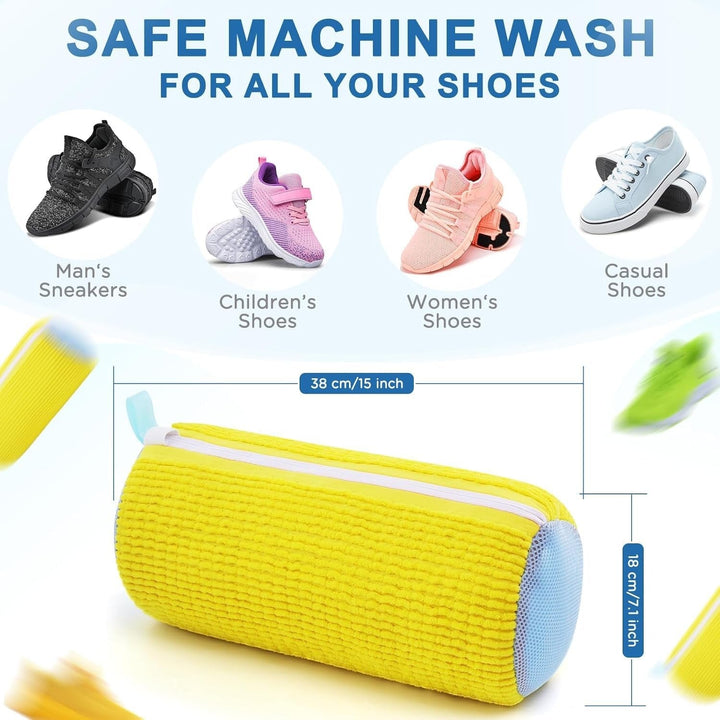 SneakyClean Shoe Washing Bag - Microfiber Cleaning Bag