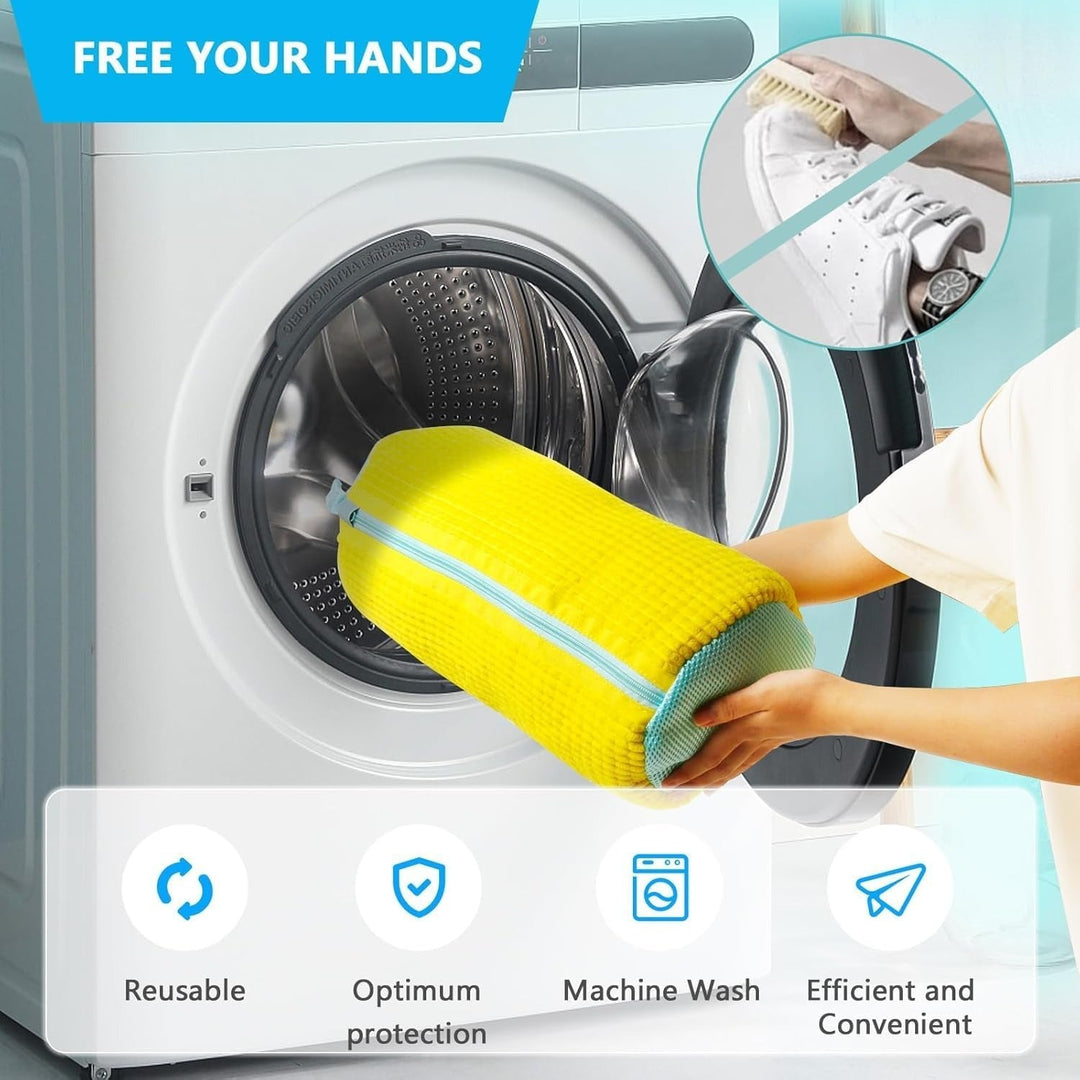 SneakyClean Shoe Washing Bag - Microfiber Cleaning Bag