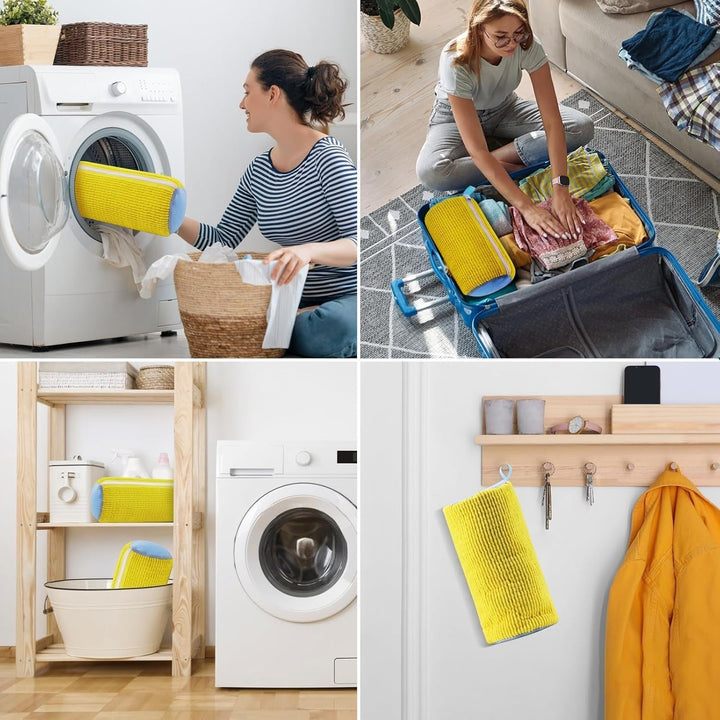 SneakyClean Shoe Washing Bag - Microfiber Cleaning Bag
