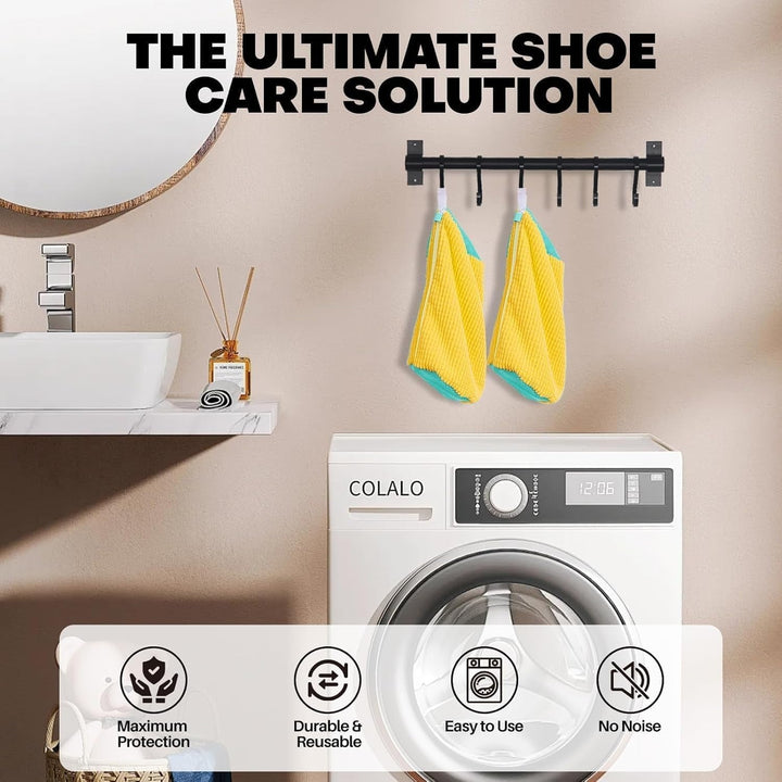SneakyClean Shoe Washing Bag - Microfiber Cleaning Bag