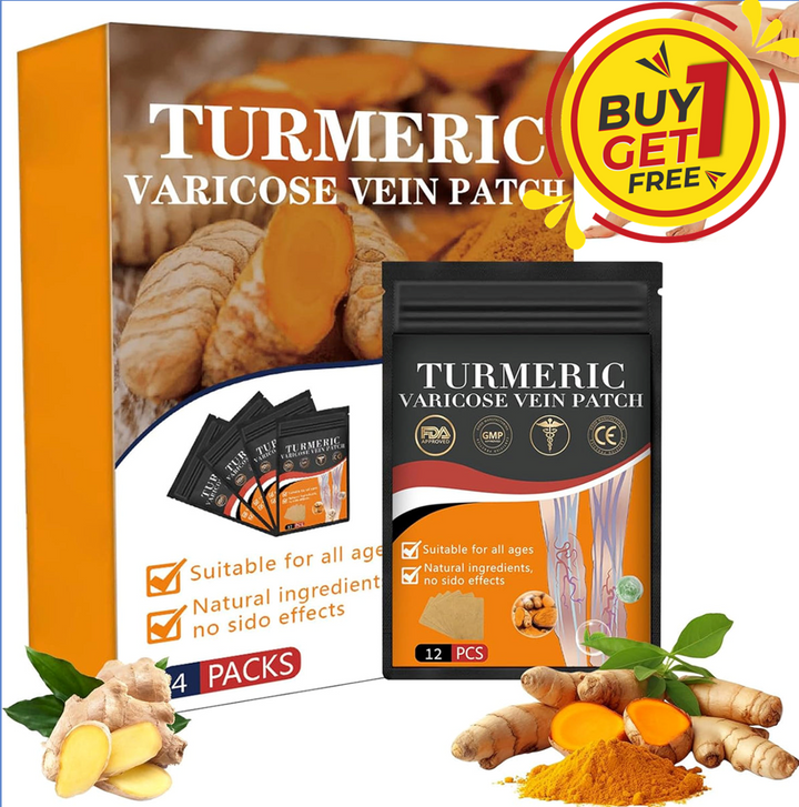 VeinEase™ -Turmeric Varicose Vein Patches | 🔥BUY 1 GET 1 FREE🔥