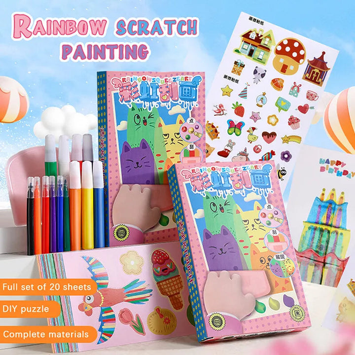 Rainbow Dot Painting Art Kits | 🔥FLAT 50% SAVING🔥