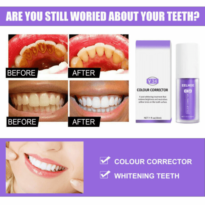 V34 Colour Corrector Toothpaste