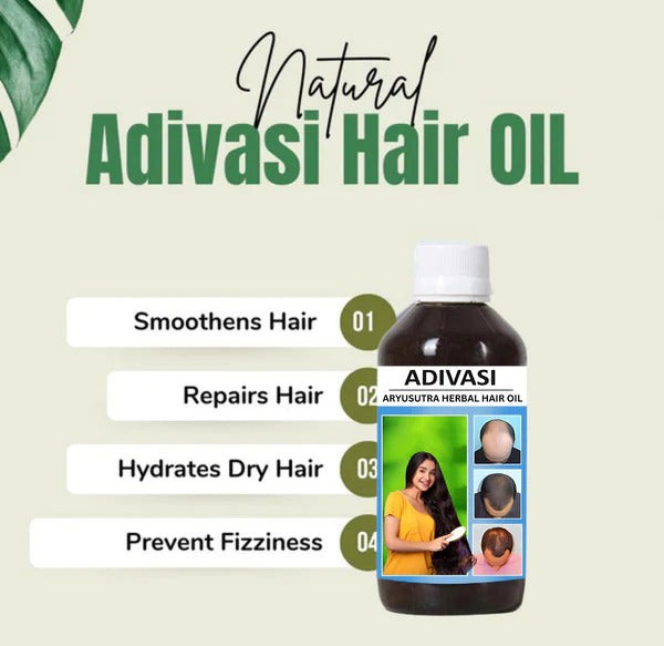 Adivasi Neelgiri Herbal Hair Oil 250ML (Buy 1 Get 1 Free)