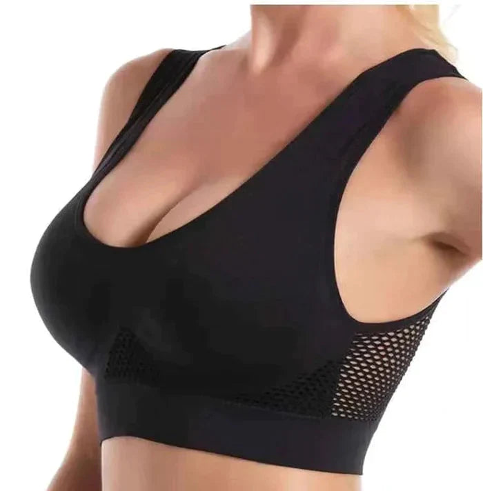NON-PADDED COTTON AIR BRA