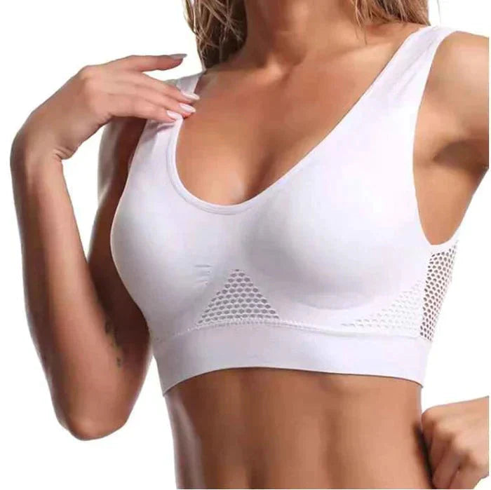 NON-PADDED COTTON AIR BRA