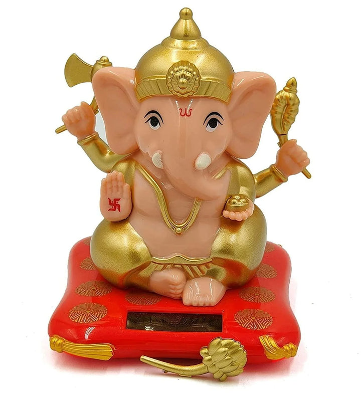 Ganpati Ji with Moving Hands & Solar panel