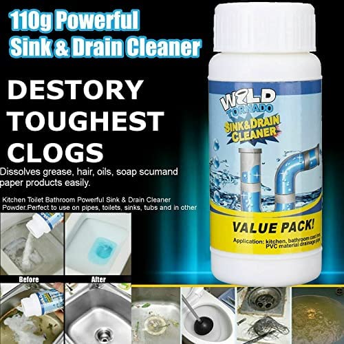 New & Improved Sink Drain Cleaning Powder