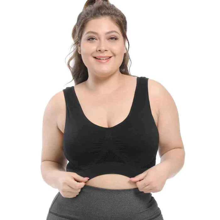 NON-PADDED COTTON AIR BRA