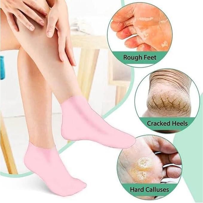 Silicone Pedicure Socks For Dry Cracked Feet