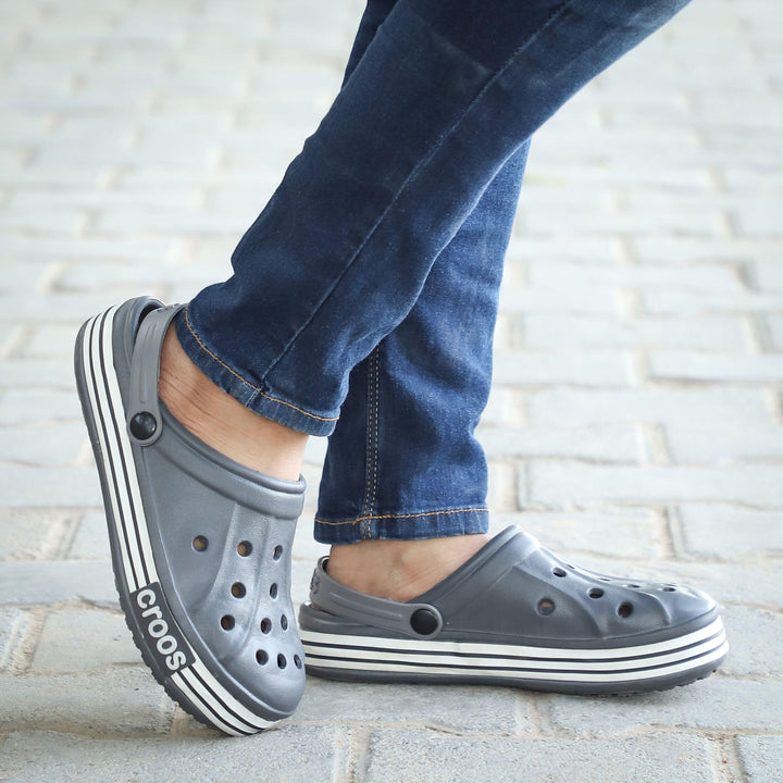 Richale New Latest Grey Clogs For Mens