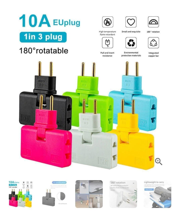 3 in 1 Rotatable Outlet Extender