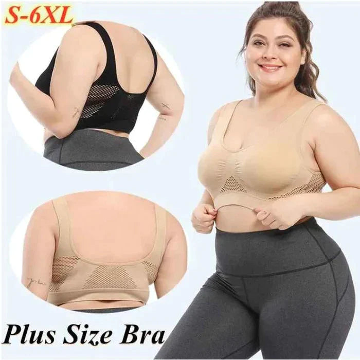 NON-PADDED COTTON AIR BRA