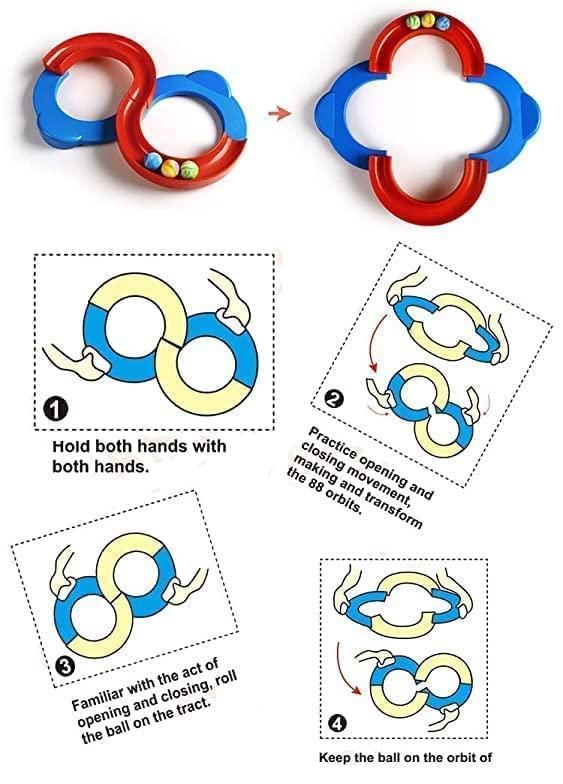 8 Shape Infinite Loop Balancing Toy