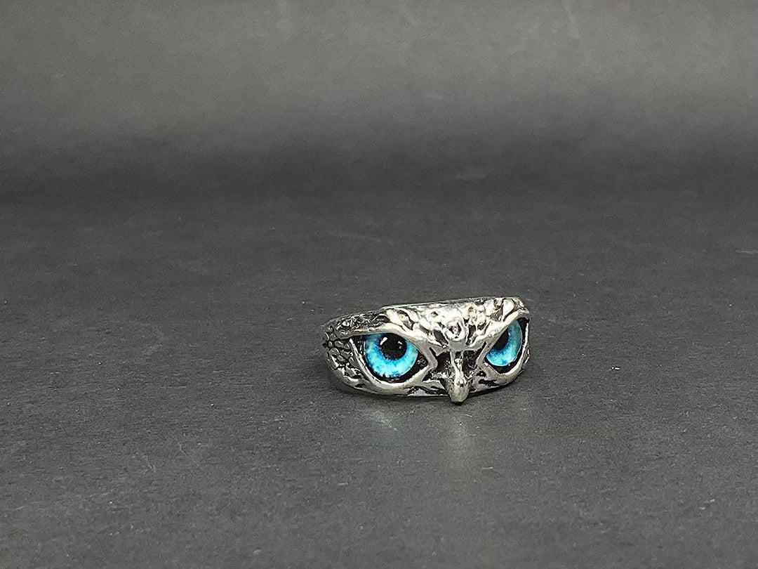 Silver Plated Owl Ring