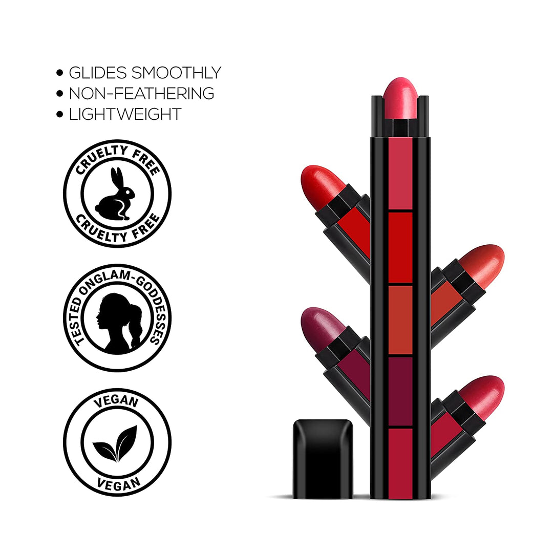 5 in 1 Matte Lipstick