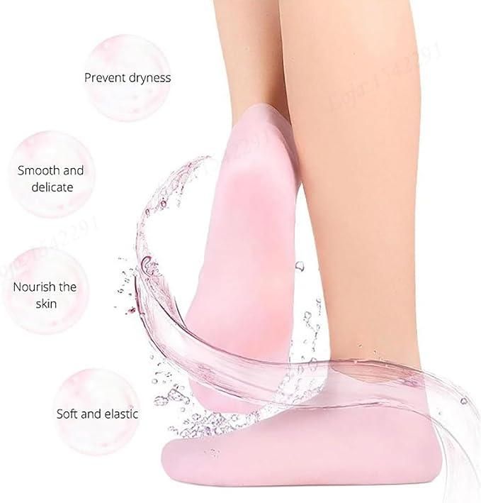 Silicone Pedicure Socks For Dry Cracked Feet