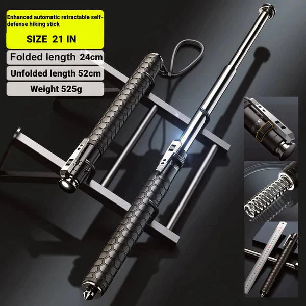 PREMIUM METAL SELF DEFENSE STICK (Heavy Metal and Extendable)