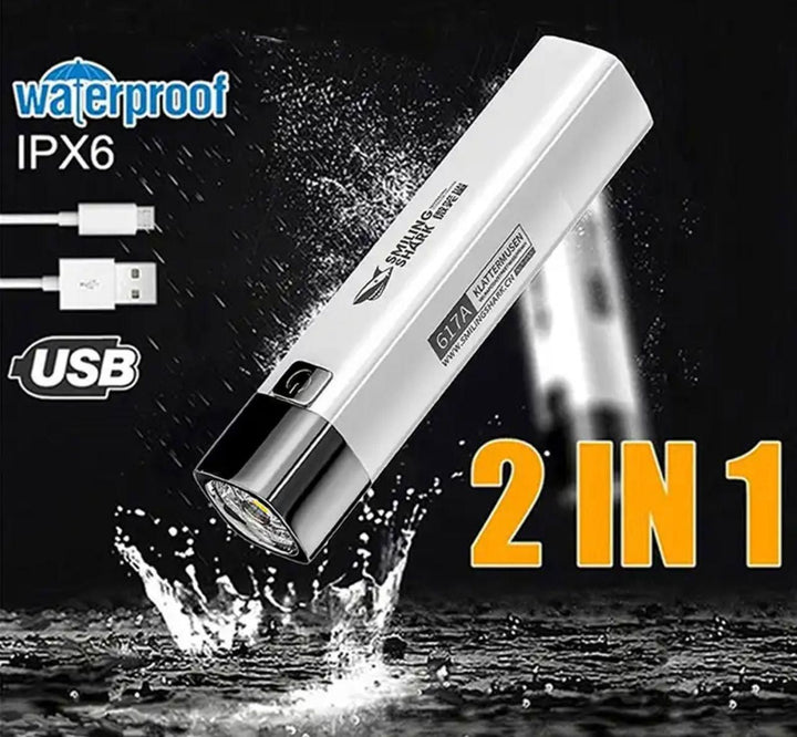 Rechargeable Led Emergency Pocket Flashlight Torch,