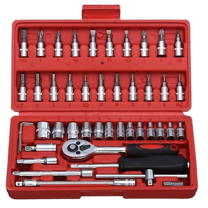 46 in 1 Multi Purpose Combination Socket Tool Kit